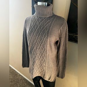 Turtle Neck Cotton Sweater